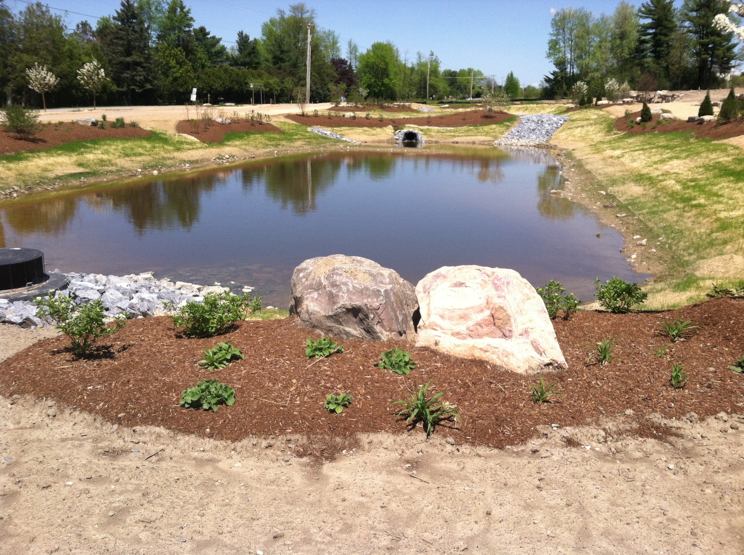 Run Off Water Retention Ponds Landshapes